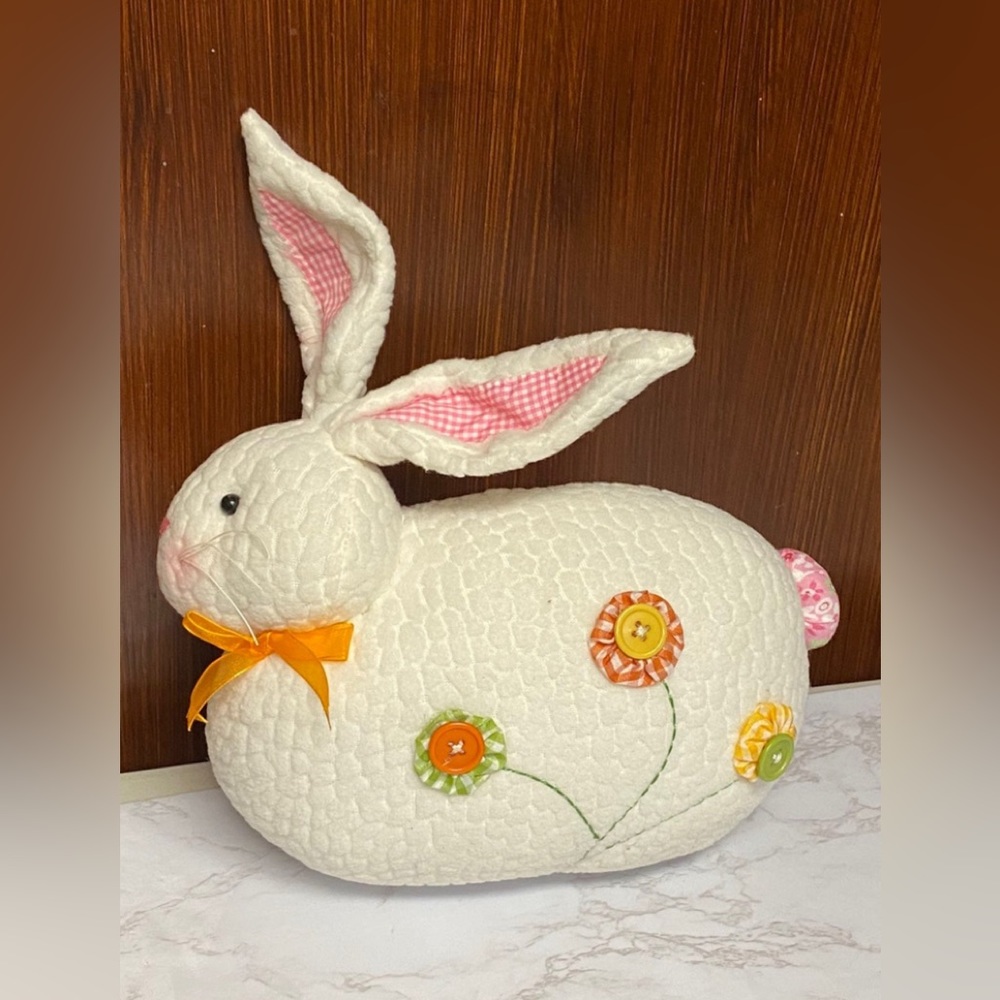 Celebrating Home Hand crafted Country Easter Bunny plush